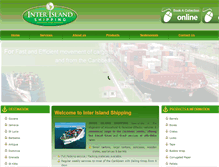Tablet Screenshot of interislandshipping.com